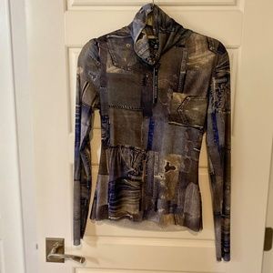 Steve Madden - FIONA TOP DENIM MULTI